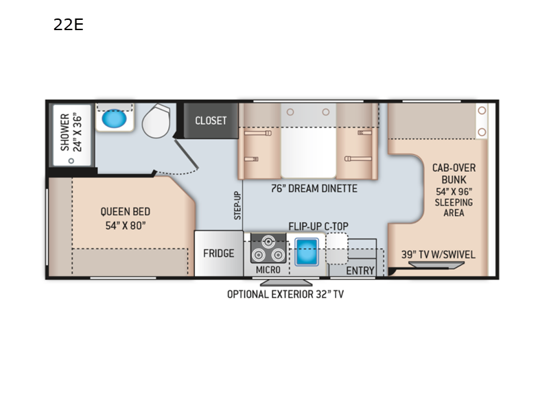 Four Winds 22E-floorplan